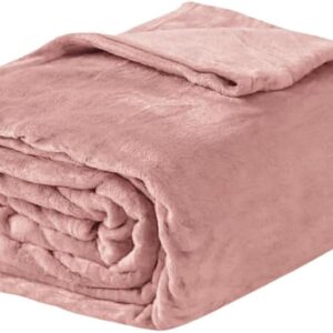 Atmungsaktive Wende-Kuscheldecke, Weich & Warm, Rosa, Hautfreundlich, Ganzjährig